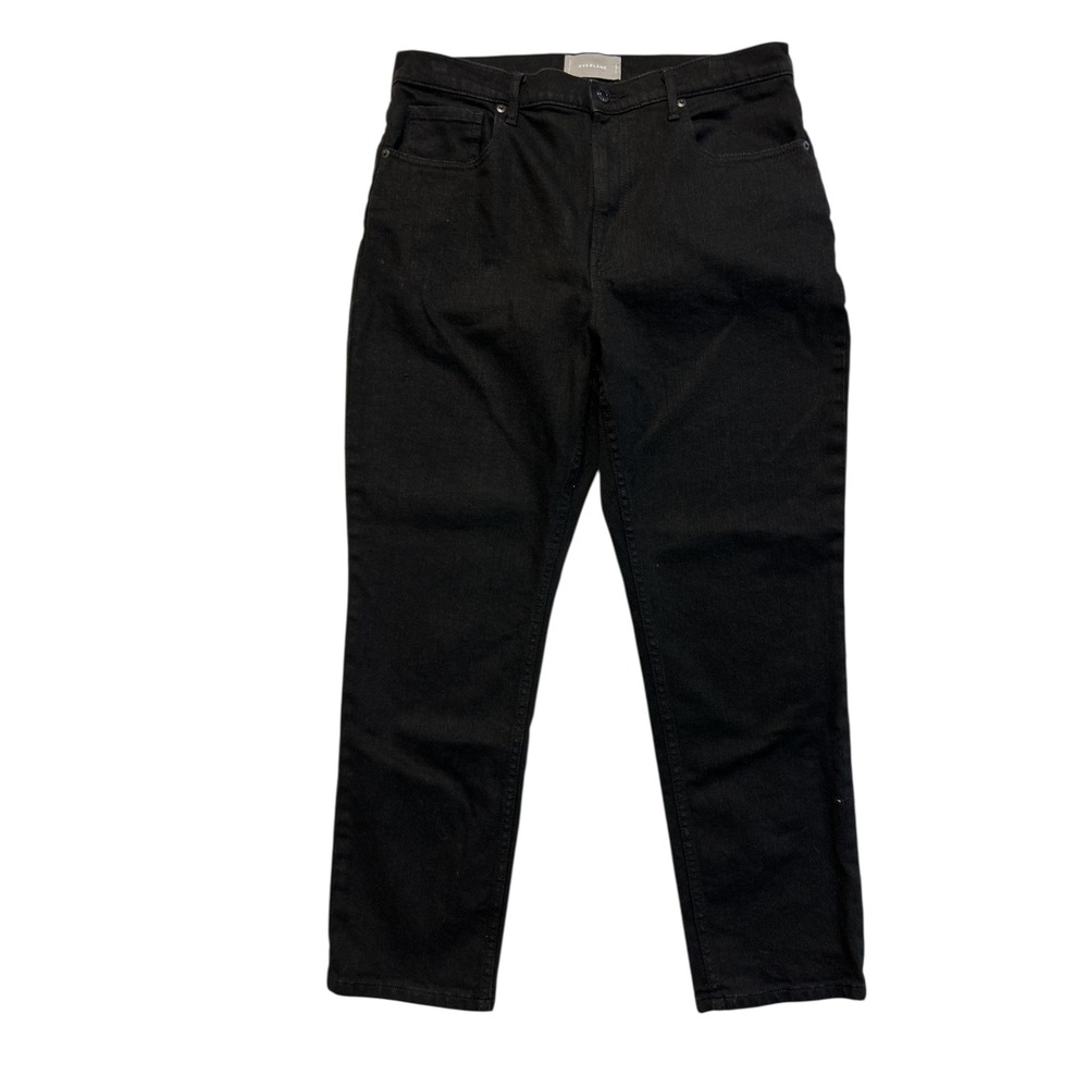 Everlane High Waist Straight‎ Black Denim Jeans Women's Size 32